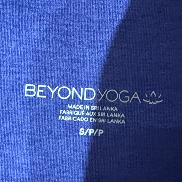 2 Beyond Yoga Women's Sz Small Blue High-Waisted Legging + Space Dye Black Short - Picture 14 of 14